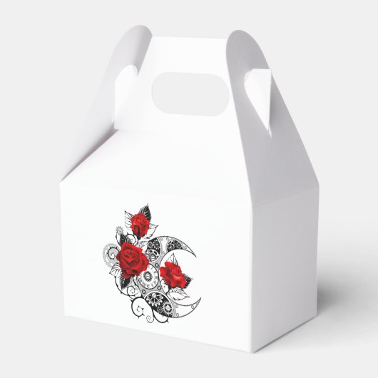 Ballotins Croissant mécanique avec roses rouges (Verso)