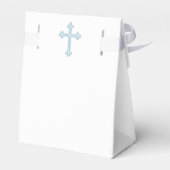 Ballotins Croix bleue élégante Première communion (Arrière)