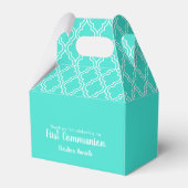 Ballotins Croix de la première communion Turquoise (Arrière)