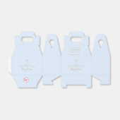 Ballotins Croix d'or et Laurels en bleu clair (Déplié)