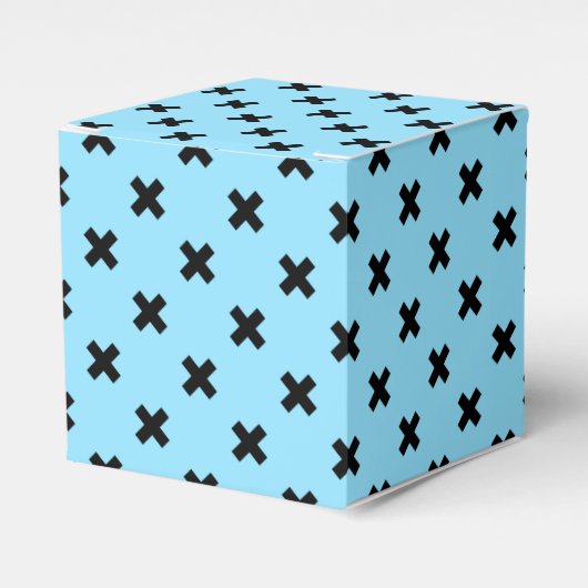 Ballotins Croix noire sur le bleu bébé (Verso)