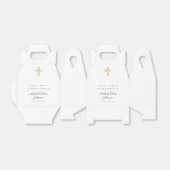 Ballotins Croix religieuse bleu marine Première communion de (Déplié)