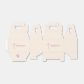 Ballotins Croix rose pastel communion (Déplié)