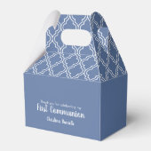 Ballotins Croix sur la première communion gris bleu (Arrière)