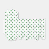 Ballotins Croix verte coutures sur blanc (Déplié)