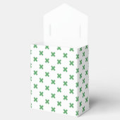Ballotins Croix verte coutures sur blanc (Ouvert)