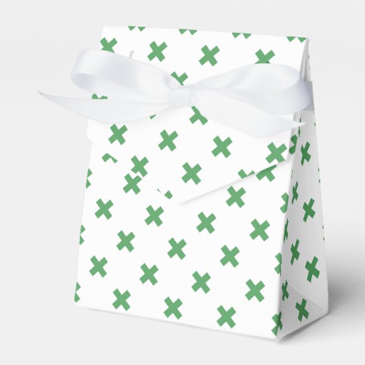 Ballotins Croix verte coutures sur blanc (Verso)