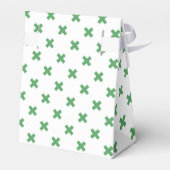 Ballotins Croix verte coutures sur blanc (Arrière)