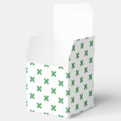 Ballotins Croix verte coutures sur blanc (Ouvert)