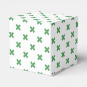 Ballotins Croix verte coutures sur blanc (Arrière)