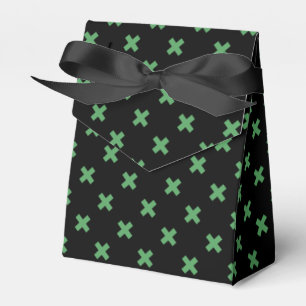 Ballotins Croix verte coutures sur noir