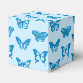 Ballotins Croquis de papillon, bleu cérusé et bleu ciel (Arrière)