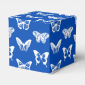 Ballotins Croquis papillon, bleu cobalt et blanc (Arrière)