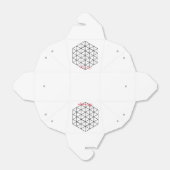 Ballotins Cube 3D géométrique Thunder_Cove (Déplié)