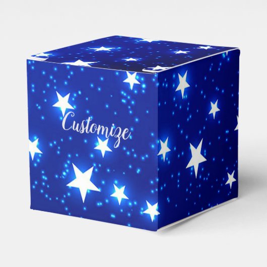 Ballotins Cube bleu Stargazer (Verso)
