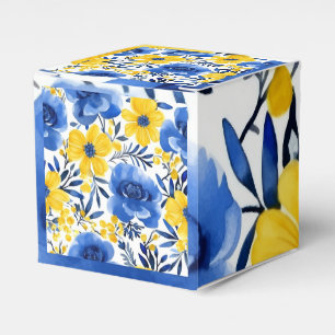 Ballotins Cube cadeau Golden Bloom