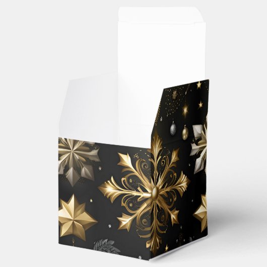 Ballotins Cube Chic Silver Et Flèche De Neige Or (Ouvert)