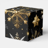 Ballotins Cube Chic Silver Et Flèche De Neige Or (Arrière)