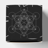 Ballotins Cube de Métatron noir et blanc (Haut)