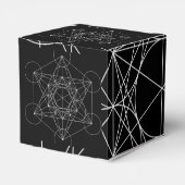 Ballotins Cube de Métatron noir et blanc (Arrière)