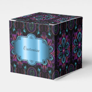 Ballotins Cube florale Abstraite vibrante