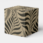 Ballotins Cube Motif Feuille d'or (Arrière)