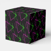 Ballotins Cube Motif géométrique Retro Neon (Arrière)