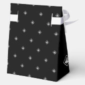 Ballotins Cube pyramide noir blanc (Verso)