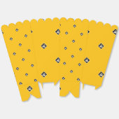 Ballotins Cube Pyramide Répéter jaune (Déplié)