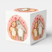 Ballotins Cubes de ours d'amour mignons (Arrière)
