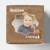 Ballotins Cuir Cowboy avec Horse Photo (Haut)