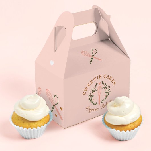 Ballotins Cuisine & Cuisine Ustensile Pink & Olive Green Bou