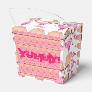 BALLOTINS CUPCAKE BOÎTES DE DÉCOLLAGE PERSONNALISABLES - C