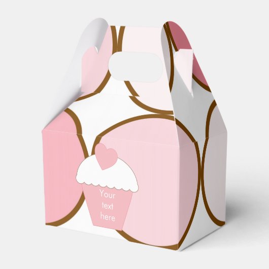 Ballotins Cupcake et points roses (Verso)