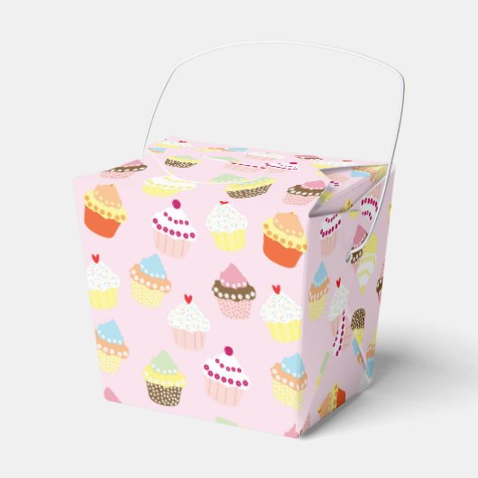 Ballotins Cupcake Party Favoriser Box (Verso)
