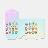 Ballotins Cupcakes Add Your Name Monogram Delicious Treats (Déplié)