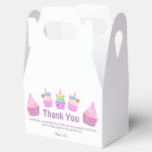 Ballotins cupcakes arc-en-ciel merci fille 1er anniversaire  (Ouvert)