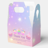 Ballotins cupcakes arc-en-ciel merci fille 1er anniversaire  (Ouvert)