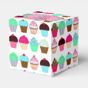 Ballotins Cupcakes colorés - Personnalisé