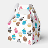 Ballotins Cupcakes Couleur Motif fête d'anniversaire (Arrière)