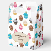 Ballotins Cupcakes Couleur Motif fête d'anniversaire (Ouvert)