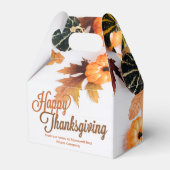 Ballotins Custom Business Thanksgiving Belle feuille d'autom (Verso)