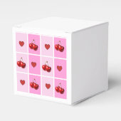 Ballotins Custom Cherry Heart Checkerboard Pattern (Verso)