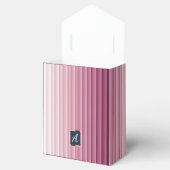 Ballotins Custom Monogram Pink Gradient Vertical Ribbon (Ouvert)