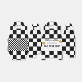 Ballotins Custom One Happy Dude 1st Birthday Gable Box (Déplié)