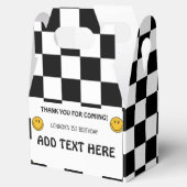 Ballotins Custom One Happy Dude 1st Birthday Gable Box (Ouvert)