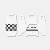 Ballotins Custom One Happy Dude 1st Birthday Gable Box (Déplié)