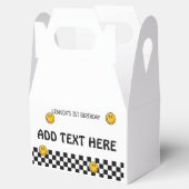 Ballotins Custom One Happy Dude 1st Birthday Gable Box (Ouvert)