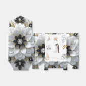 Ballotins Custom Small Gift Box | Personalized Party Favor B (Déplié)