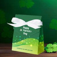 Custom St. Patrick's Day Chic Green Sparkle Party